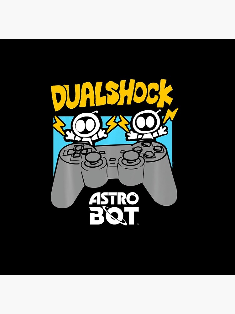 Astro Bot Dualshock Poster Design Today Graphic Throw Pillow - Image 2