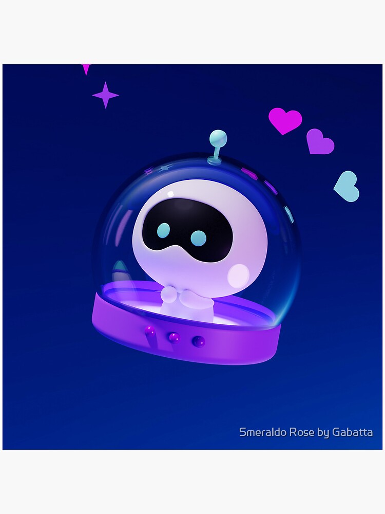 Astro Bot Wootteo 3d Art Colorfull Throw Pillow - Image 2