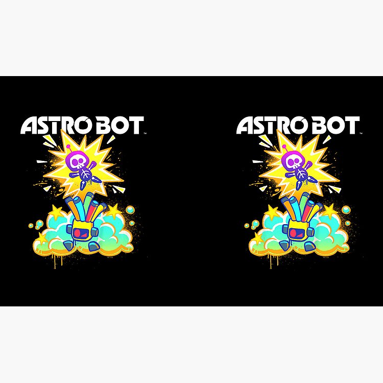 Astro Bot Adventure Graphic Poster Design Mug - Image 2