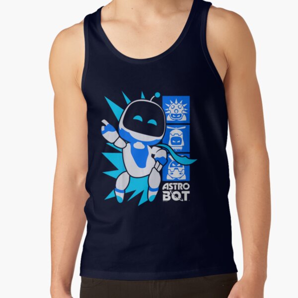 Astro Bot Victory Poster Design Today Tank Top - Image 5
