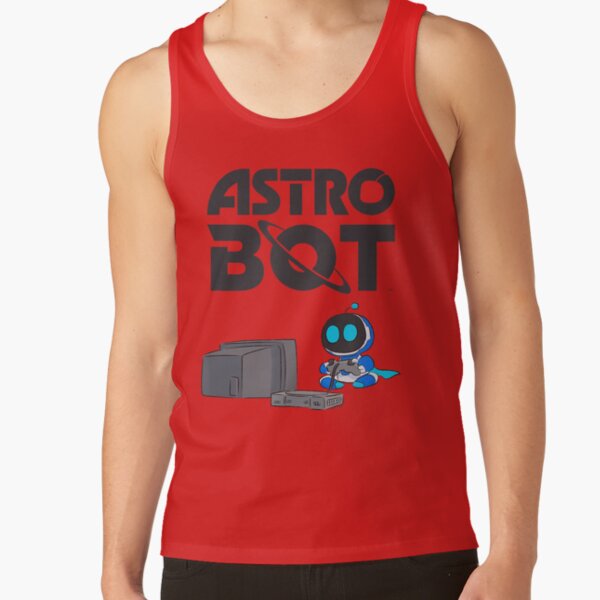 Hot Game Astro Bot Classic Rescue Retro Tank Top - Image 4