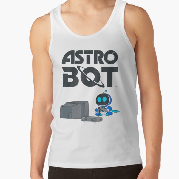 Hot Game Astro Bot Classic Rescue Retro Tank Top - Image 2