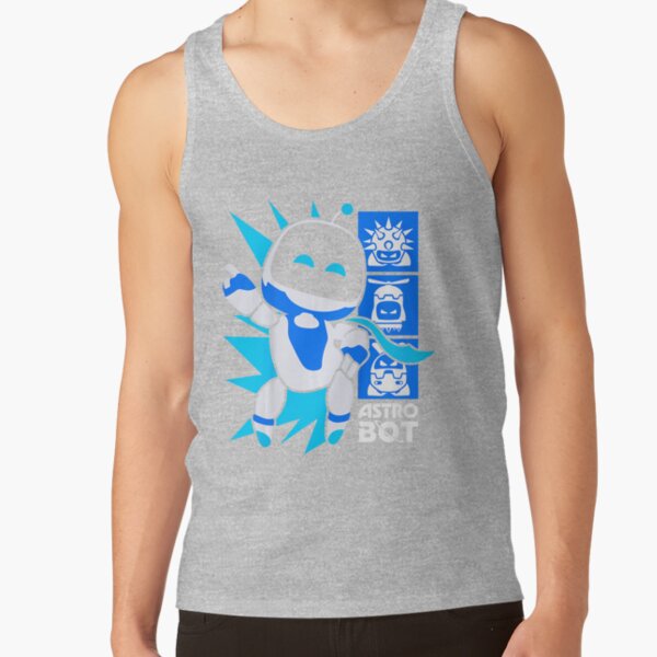 Astro Bot Victory Poster Design Today Tank Top - Image 3