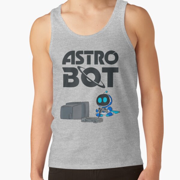 Hot Game Astro Bot Classic Rescue Retro Tank Top - Image 3