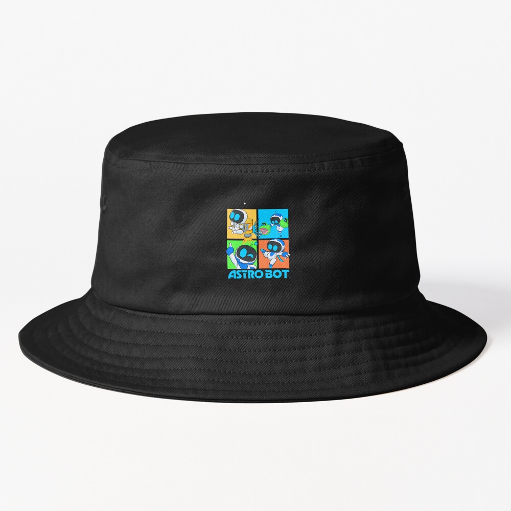 Astro Bot Team Rescue Poster Design Today Graphic Bucket Hat