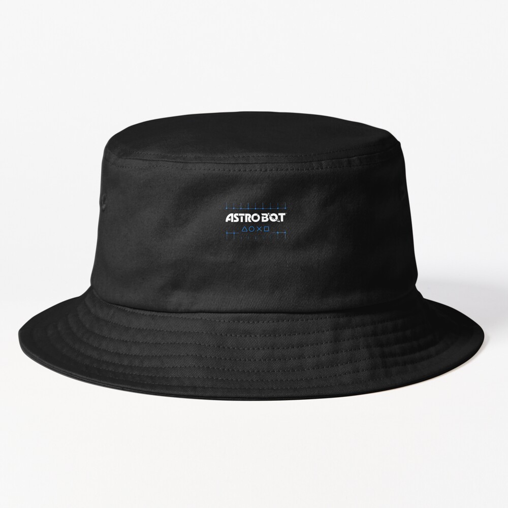 Astro Bot Neon Wave Poster Design Today Graphic Bucket Hat