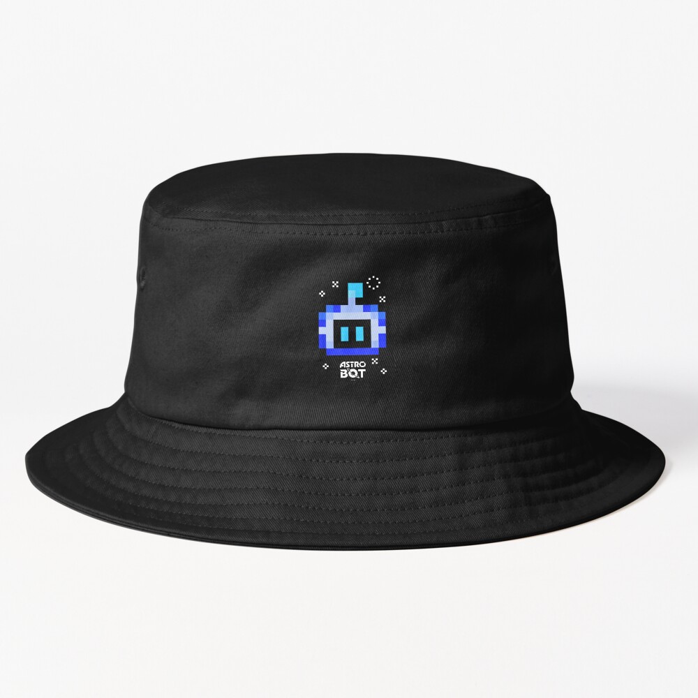 Astro Bot Pixel Rescue Poster Design Today Graphic Bucket Hat