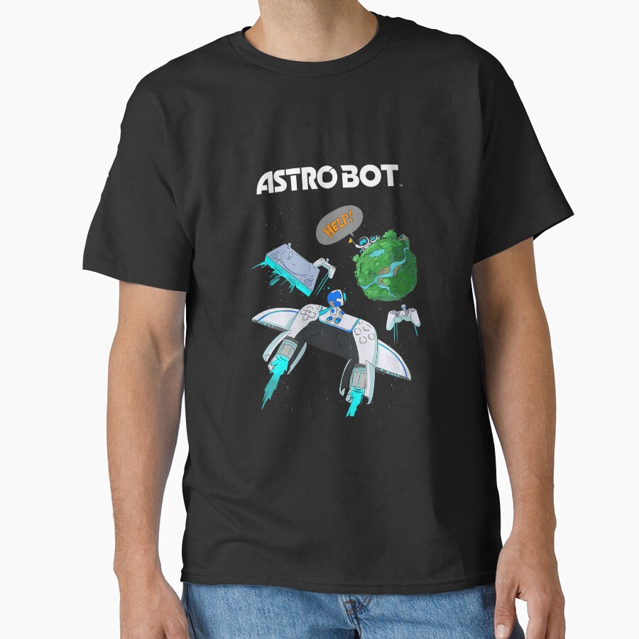 Ht Game Astro Bot Rescue Graphic T-shirt