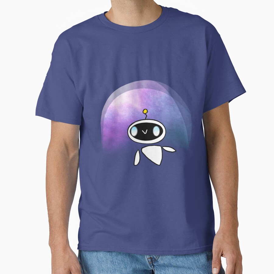 Astro Bot Cute Futuristic Robot T-shirt - Image 4