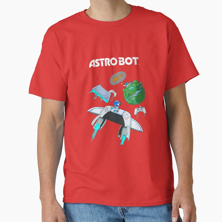 Ht Game Astro Bot Rescue Graphic T-shirt - Image 5