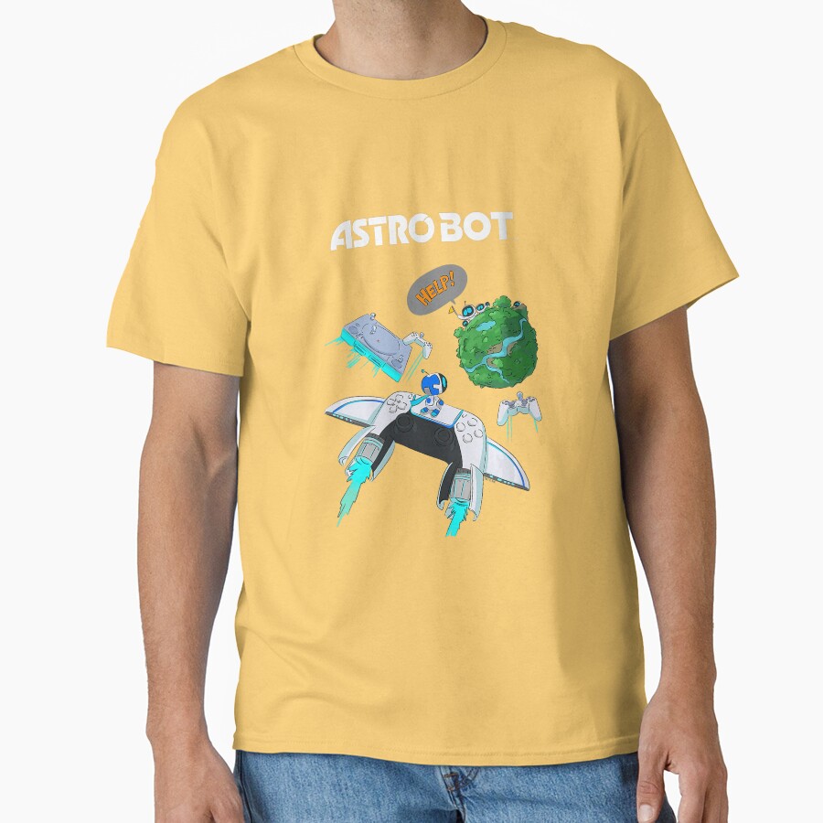 Ht Game Astro Bot Rescue Graphic T-shirt - Image 6