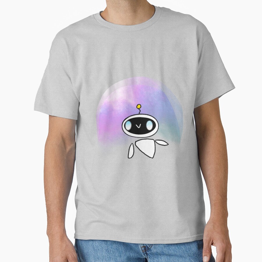 Astro Bot Cute Futuristic Robot T-shirt - Image 3