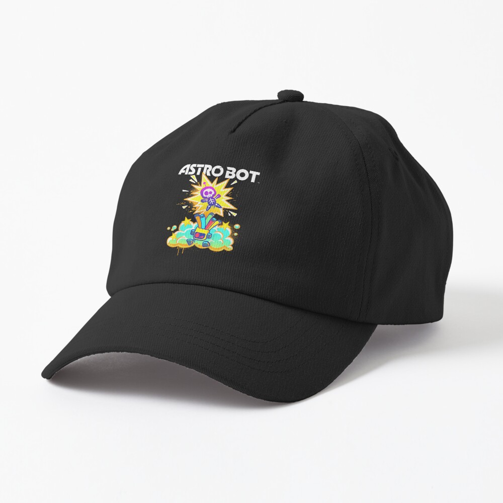 Astro Bot Adventure Graphic Poster Design Hat