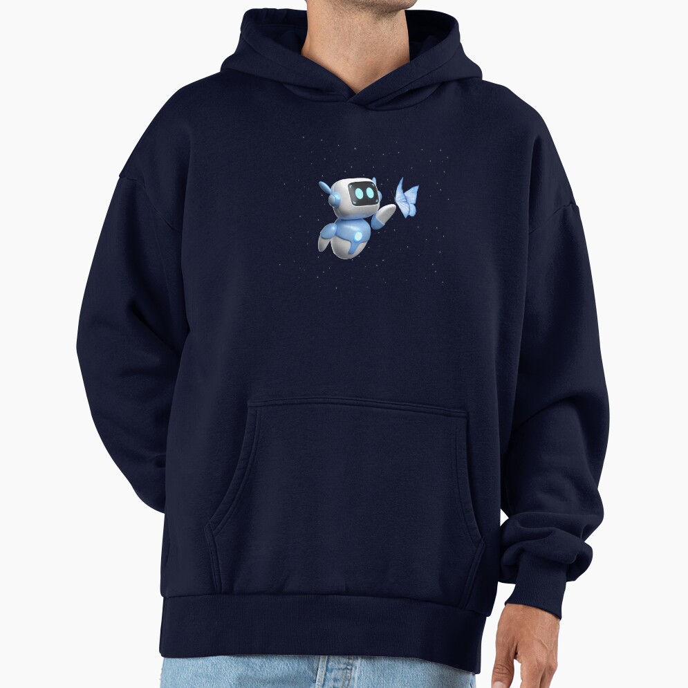 Astro Bot Cute Robot With Butterfly Hoodie - Image 5