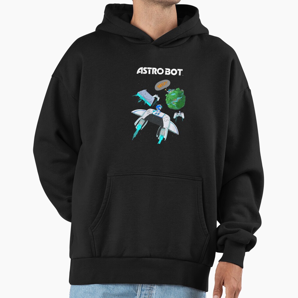 Ht Game Astro Bot Rescue Graphic Hoodie