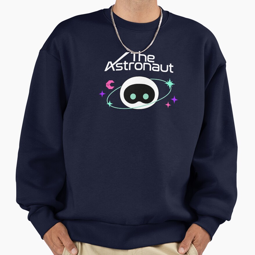 Astro Bot Cute Wootteo Jin The Astronaut Sweatshirt - Image 5