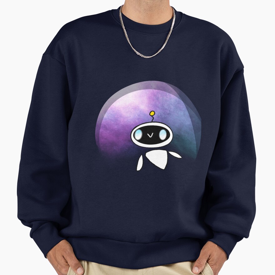 Astro Bot Cute Futuristic Robot Sweatshirt - Image 5
