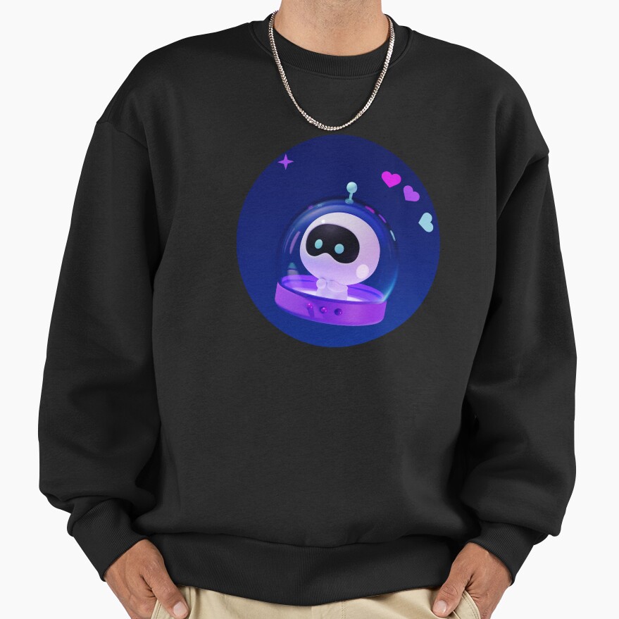 Video Game Astro Bot Wootteo 3d Art Sweatshirt - Image 2