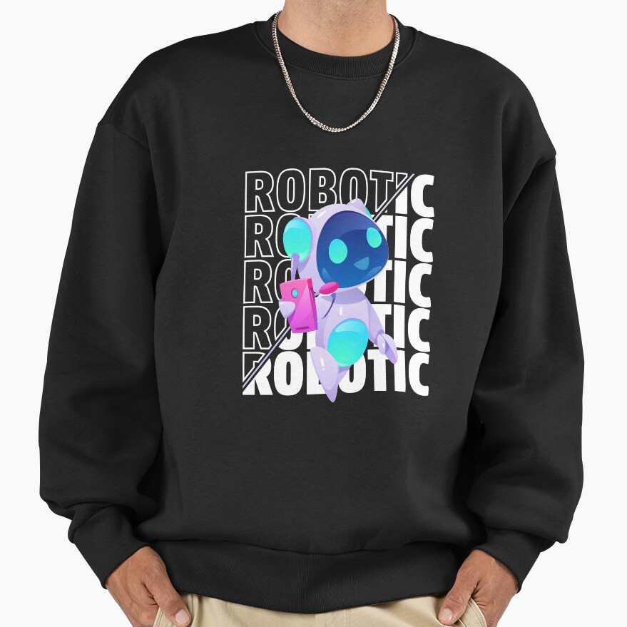 Game Astro Bot Amazing Vintage Robot Design Sweatshirt