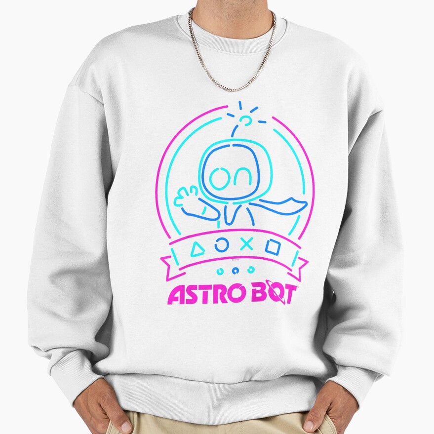 New Design Astro Bot Neon Graphic Sweatshirt - Image 2