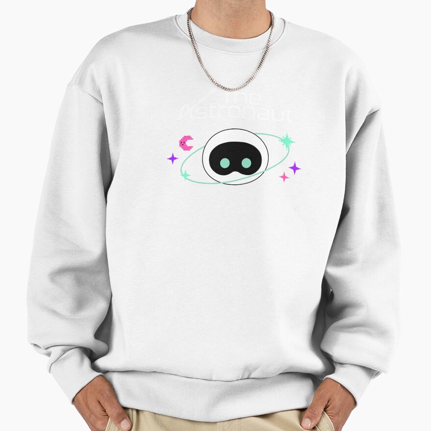 Astro Bot Cute Wootteo Jin The Astronaut Sweatshirt - Image 2