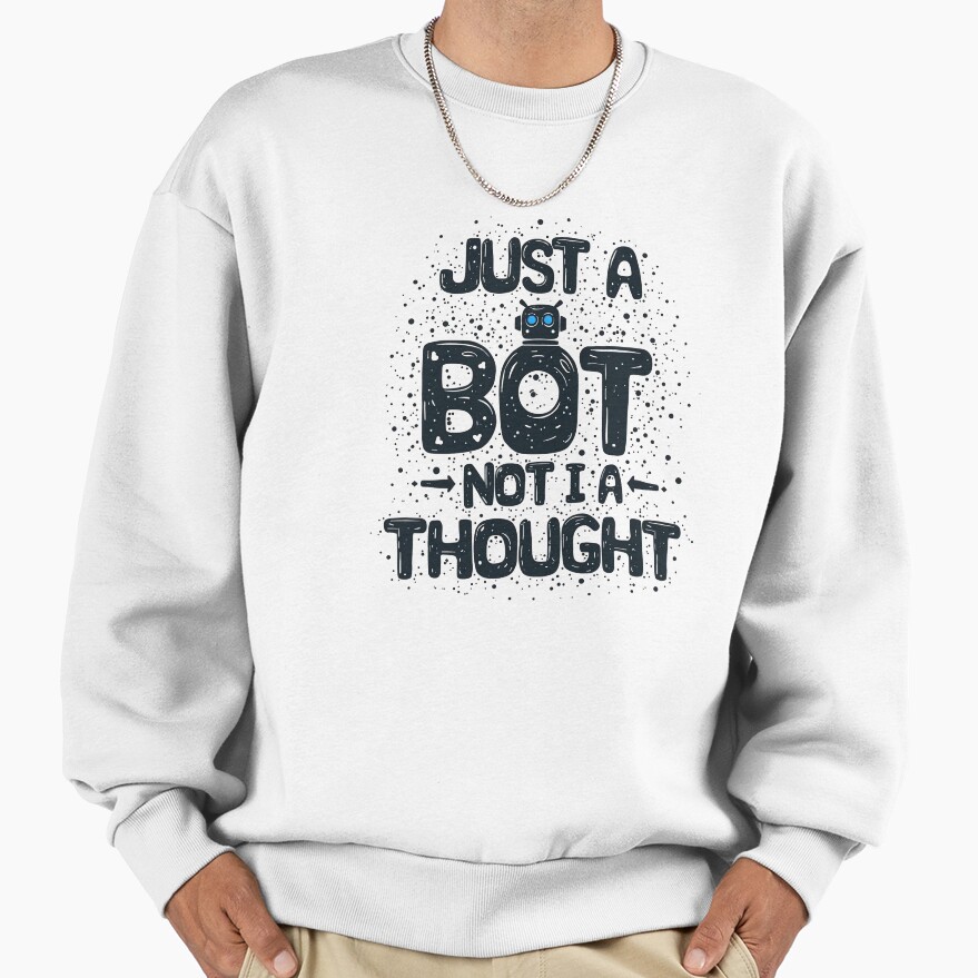 Astro Bot Just A Bot Classic Design Sweatshirt