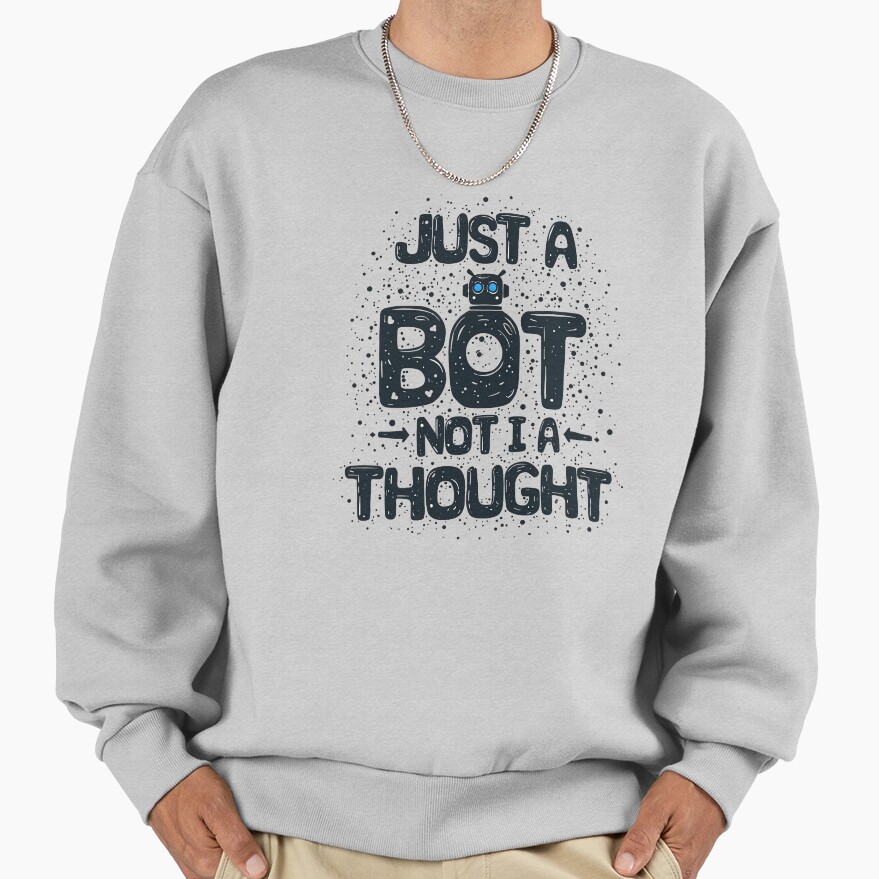 Astro Bot Just A Bot Classic Design Sweatshirt - Image 4