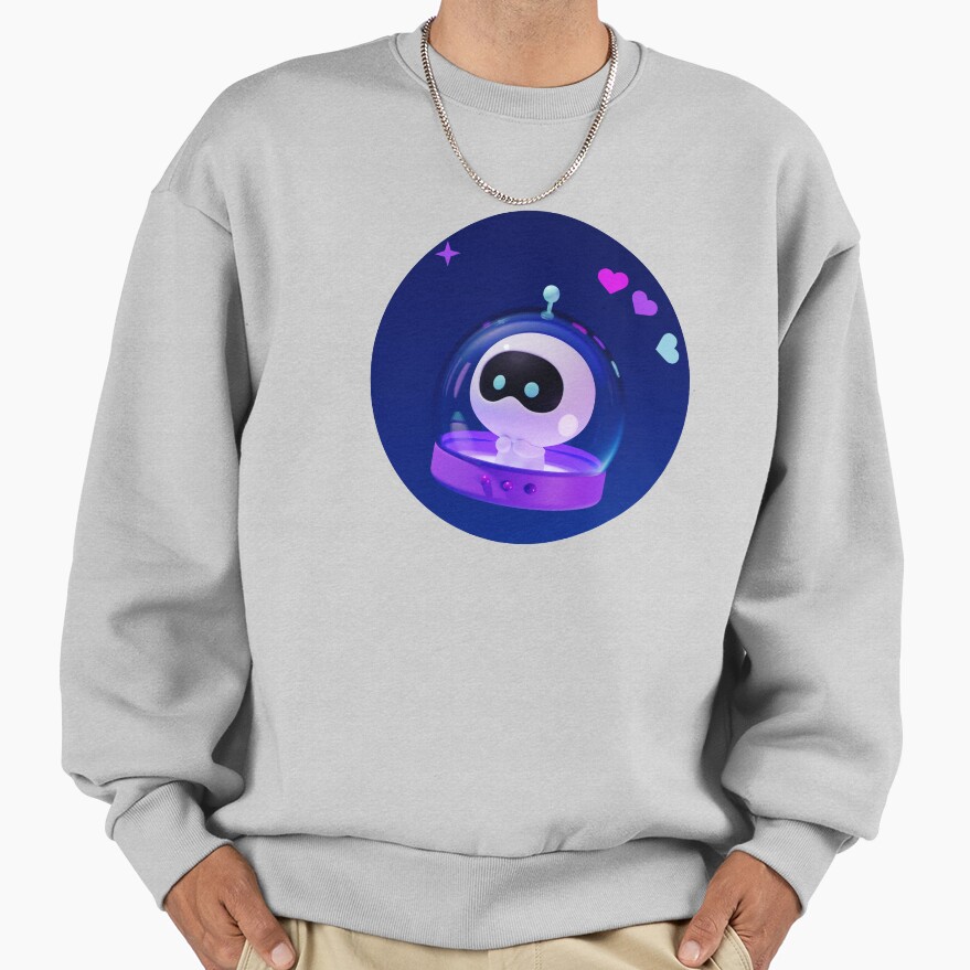 Video Game Astro Bot Wootteo 3d Art Sweatshirt - Image 4