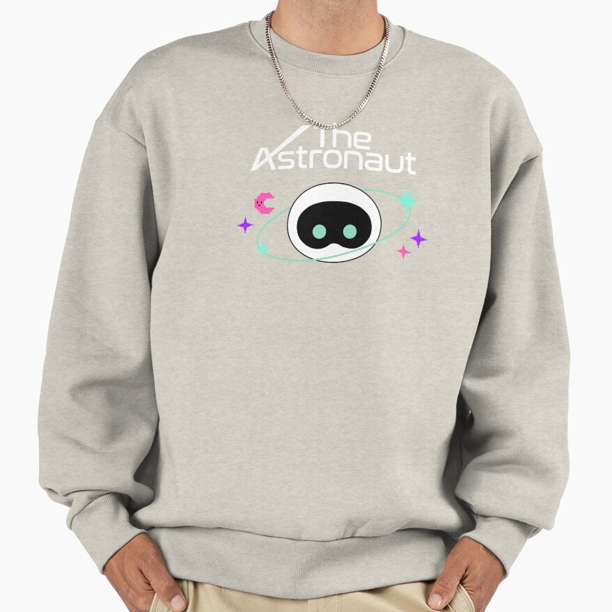 Astro Bot Cute Wootteo Jin The Astronaut Sweatshirt - Image 3