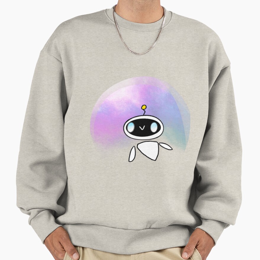 Astro Bot Cute Futuristic Robot Sweatshirt - Image 3