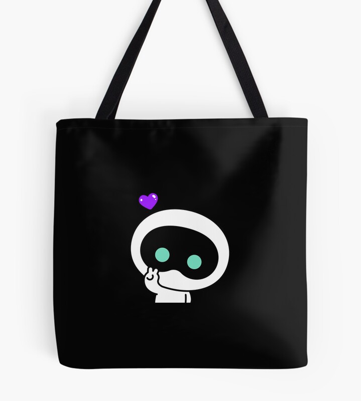 Astro Bot Wootteo Merch Peace Sign Tote Bag