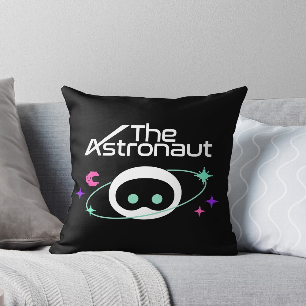 Video Game Astro Bot Cute Wootteo Vintage Throw Pillow