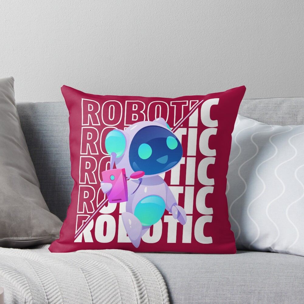 Best Selling Astro Bot Amazing Vintage Design Throw Pillow